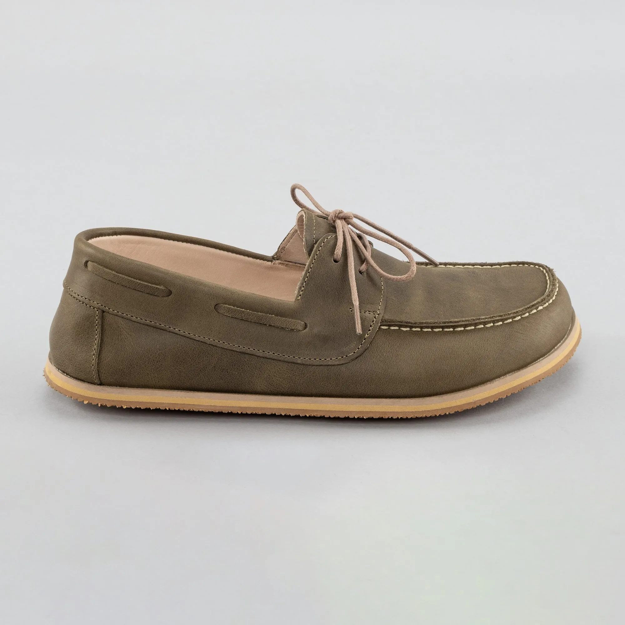 Men's Green Boat Shoes