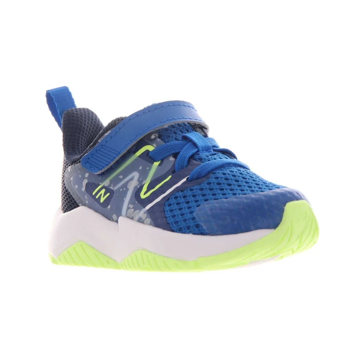 New Balance PS (Preschool) Rave Run v2 Bungee Lace with Hook-and-Loop Top Strap Royal/Lime