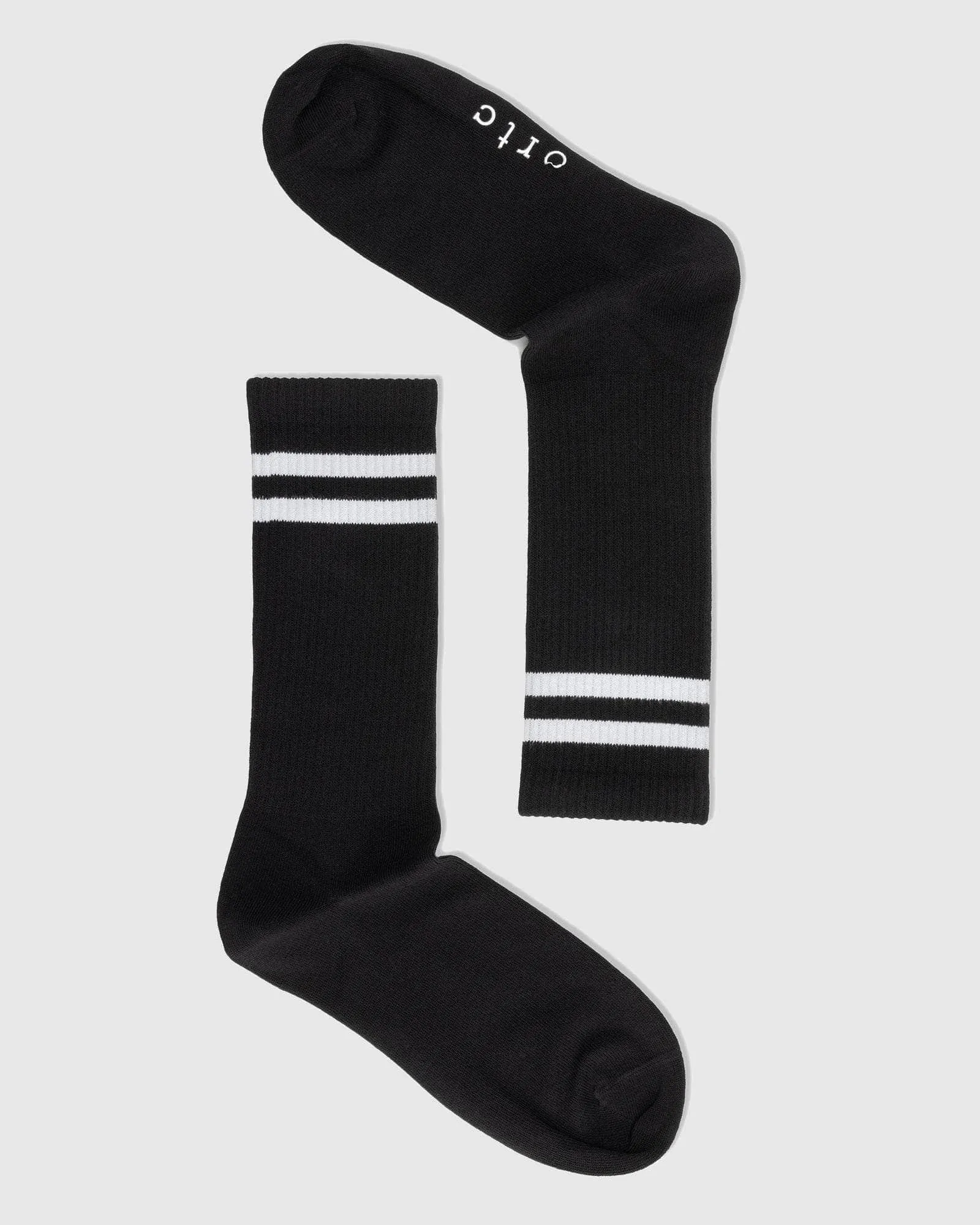 Ribbed Sports Sock Black