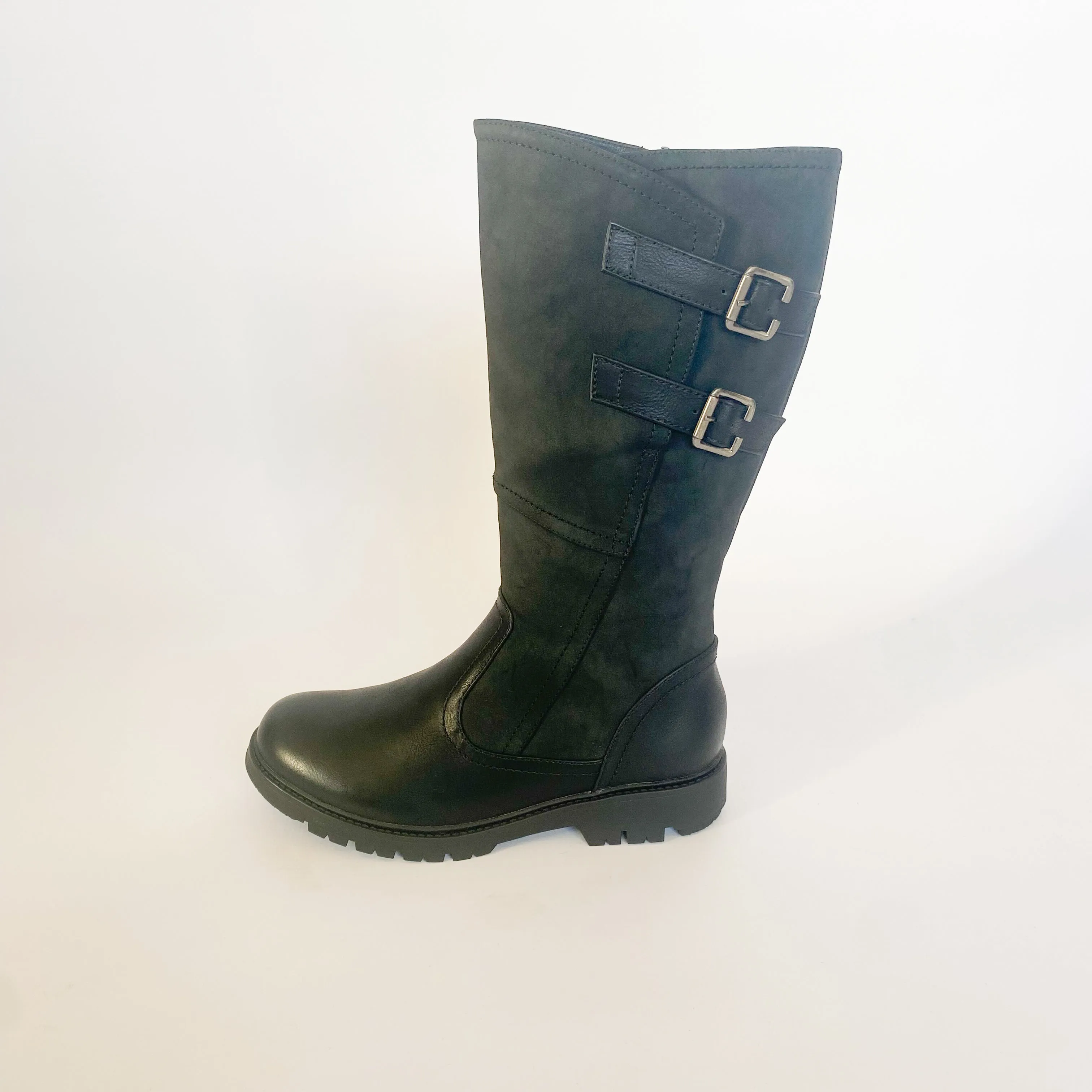 Savoy black long boot