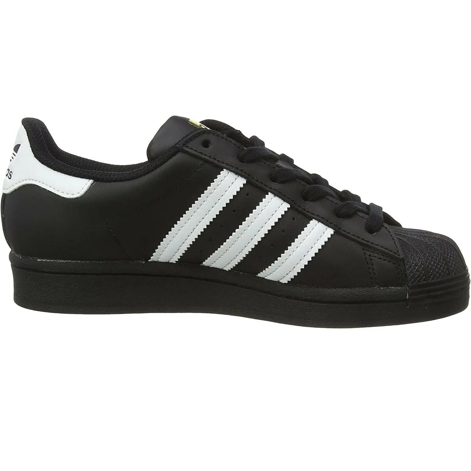 Scarpe unisex adulto Adidas - Art. SUPERSTAR J EF5398 sneakers nero