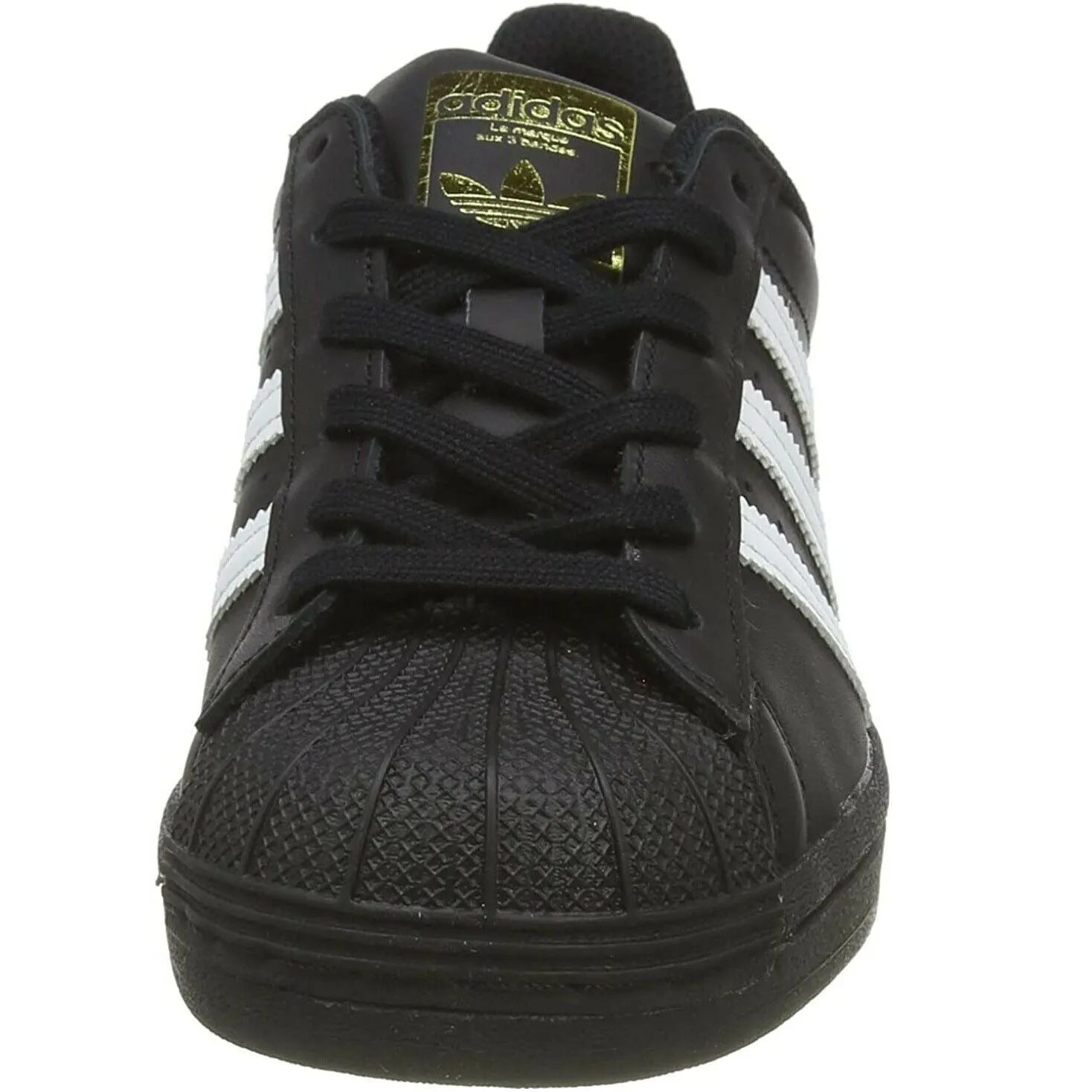 Scarpe unisex adulto Adidas - Art. SUPERSTAR J EF5398 sneakers nero