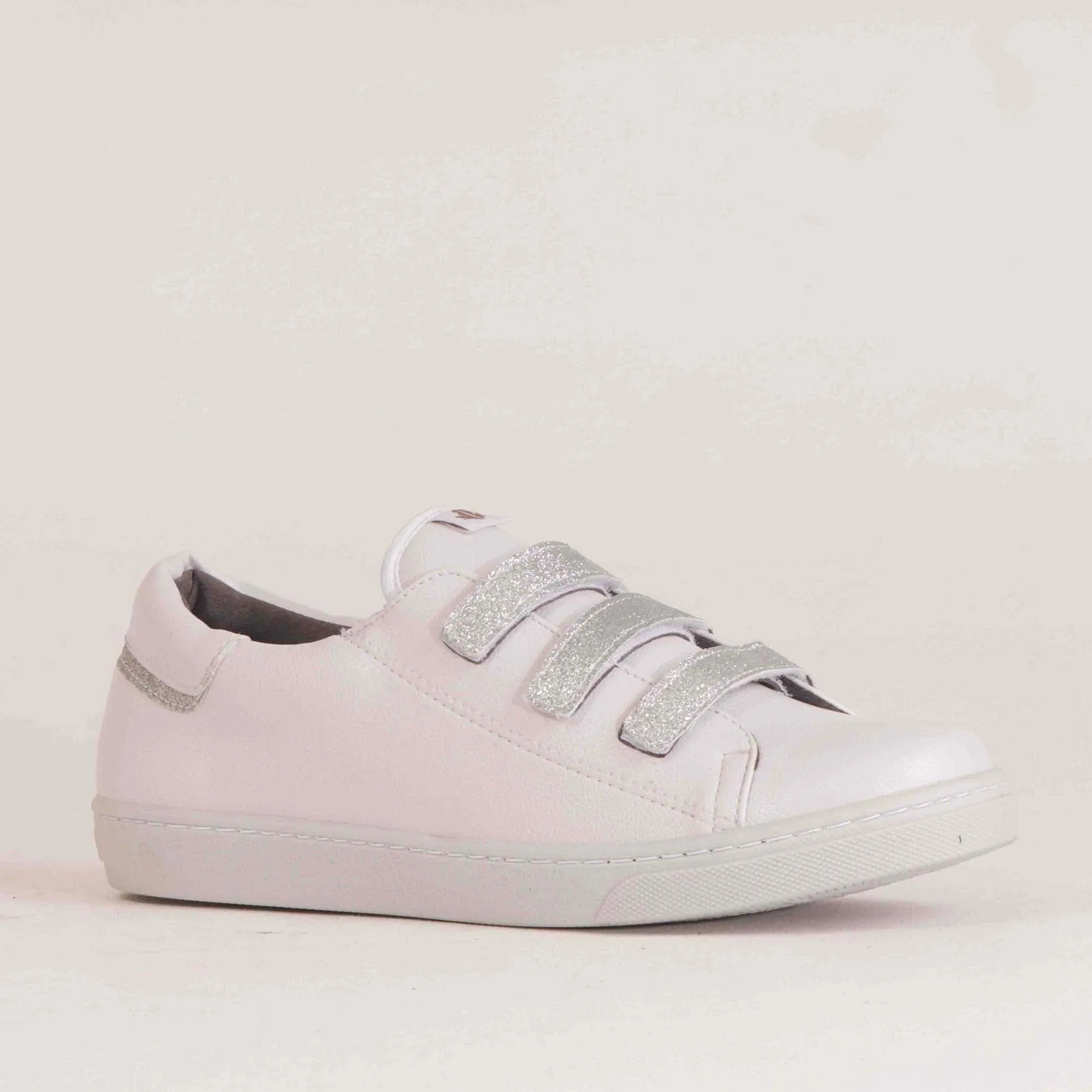 Sneaker with Removable Footbed in Ivory -12383