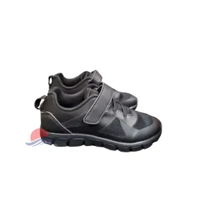 SPIKE Black School Shoes - Velcro