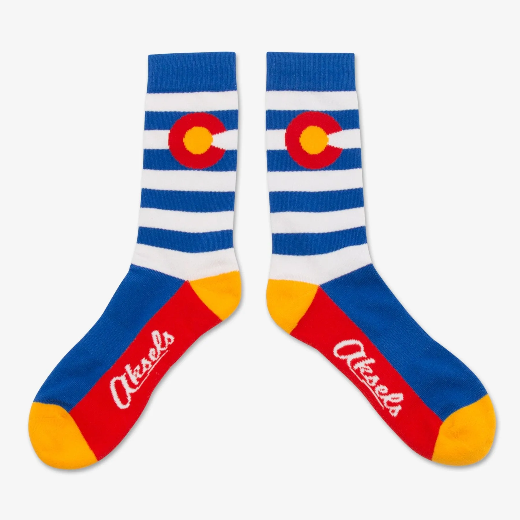 Striped Colorado Flag Men's & Women's Crew Socks