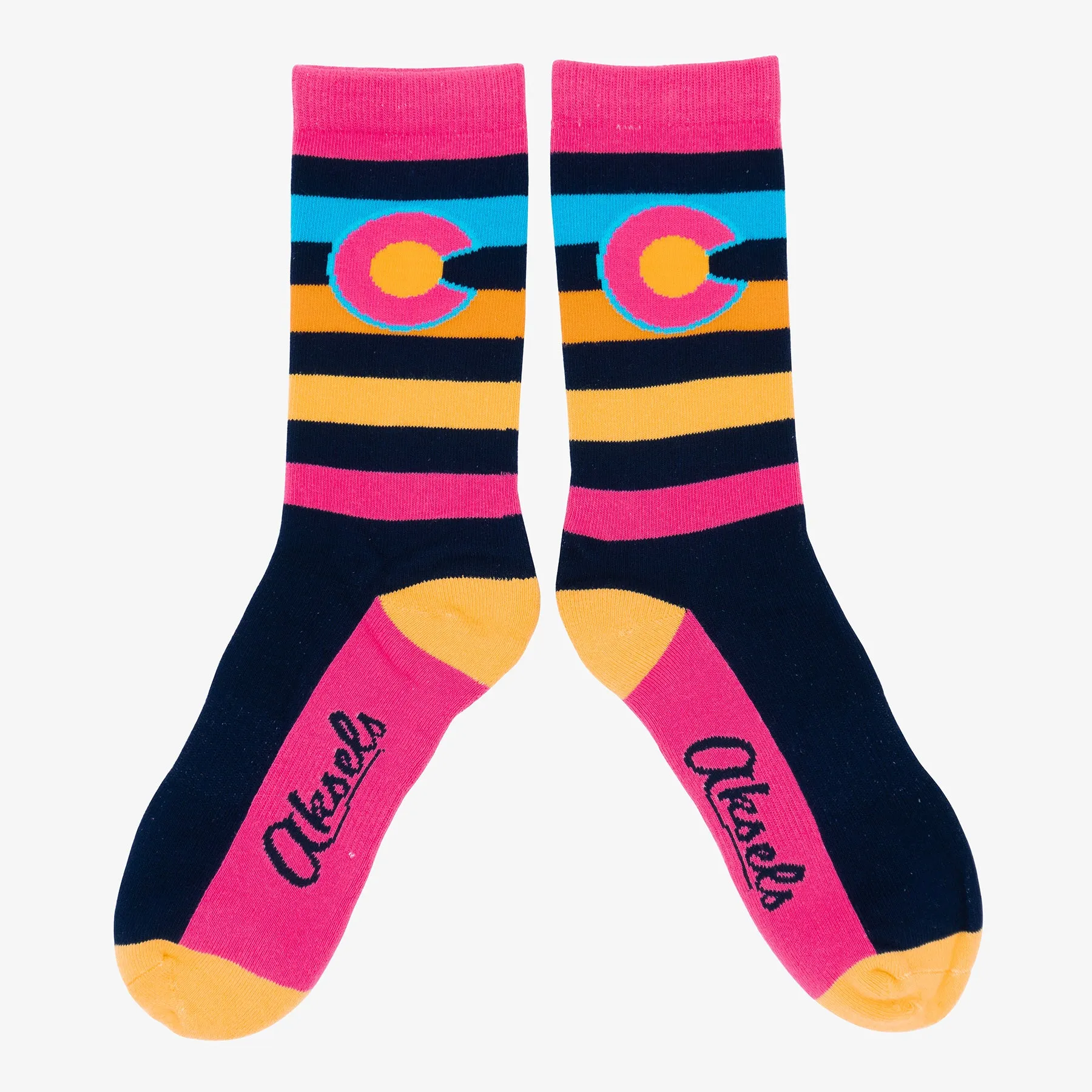 Striped Colorado Flag Men's & Women's Crew Socks