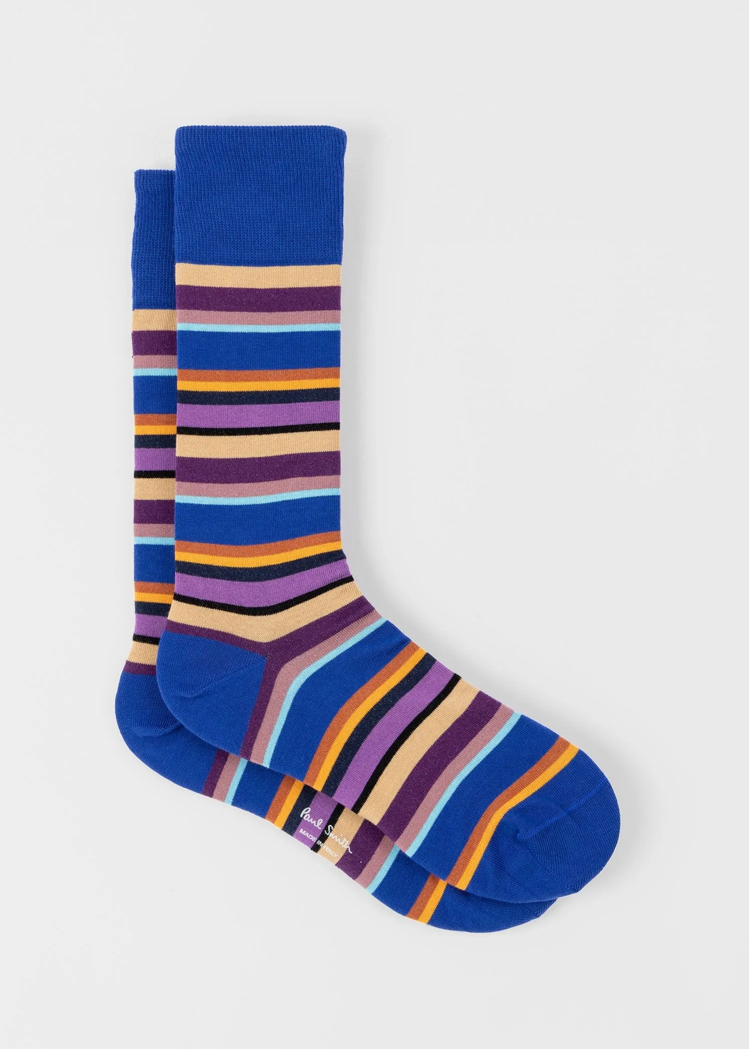 Striped Socks | Cobalt Mix