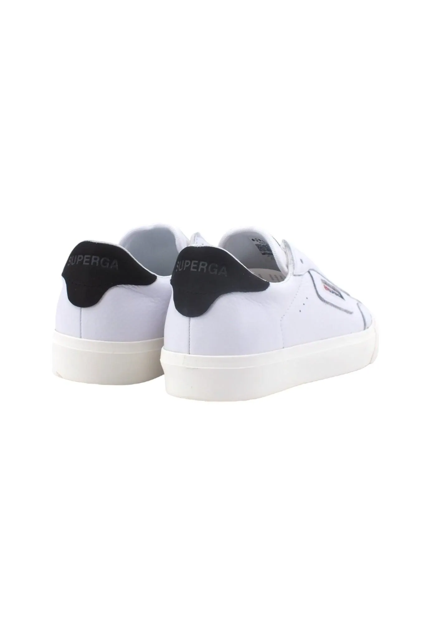 SUPERGA 3843 Court Sneaker Uomo White Black S5135EWU