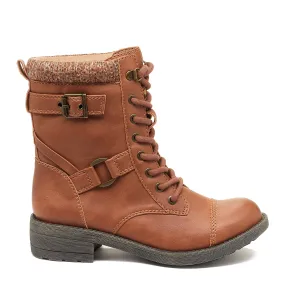 Thunder Cognac Biker Boot