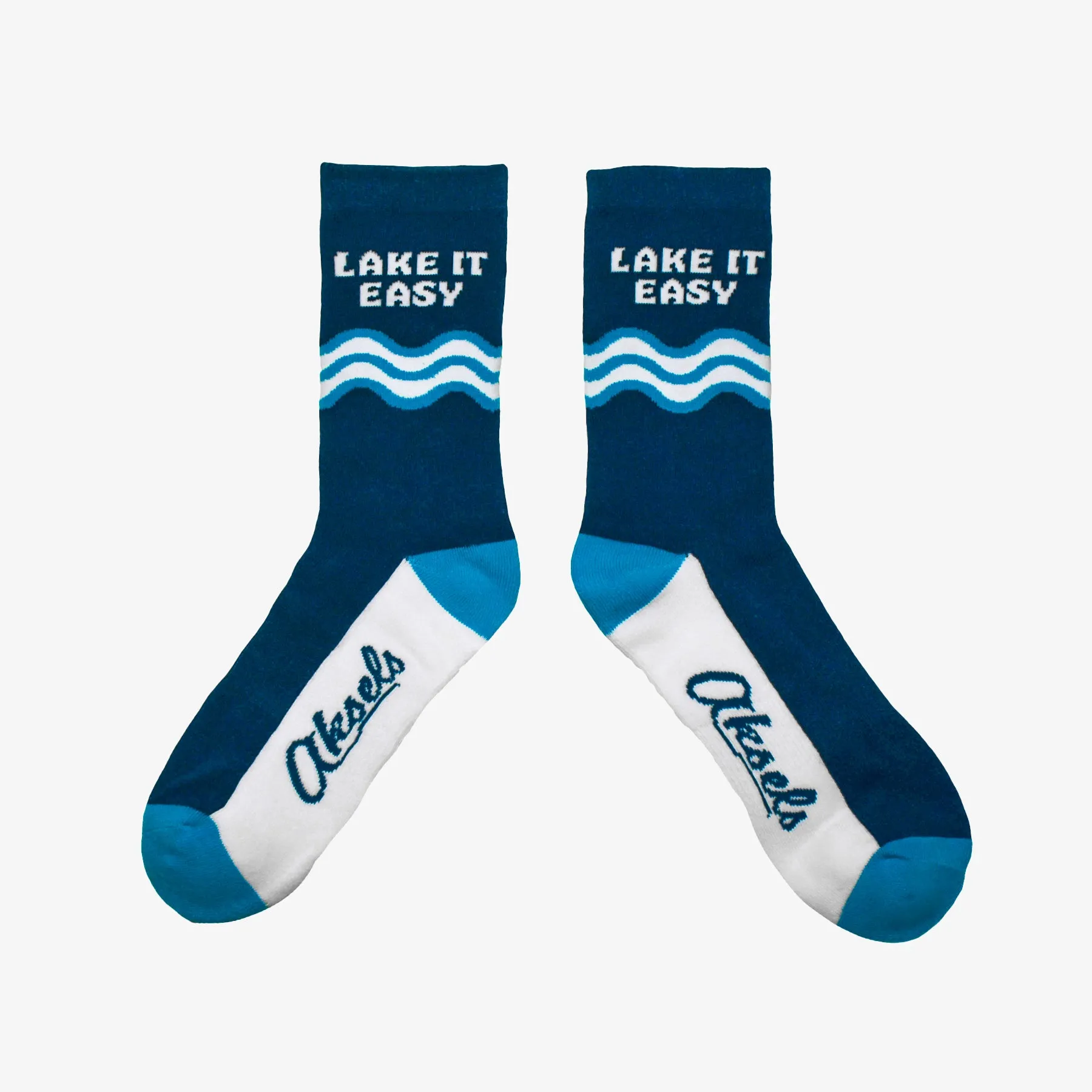 Wave Whisper Lake It Easy Men's & Women's Crew Sock