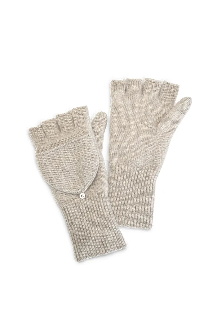 White Warren Cashmere Pop Top Glove